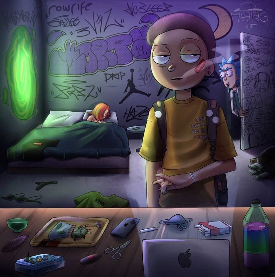 Rick And Morty Stoner Wallpaper The For Desktop Is Missing