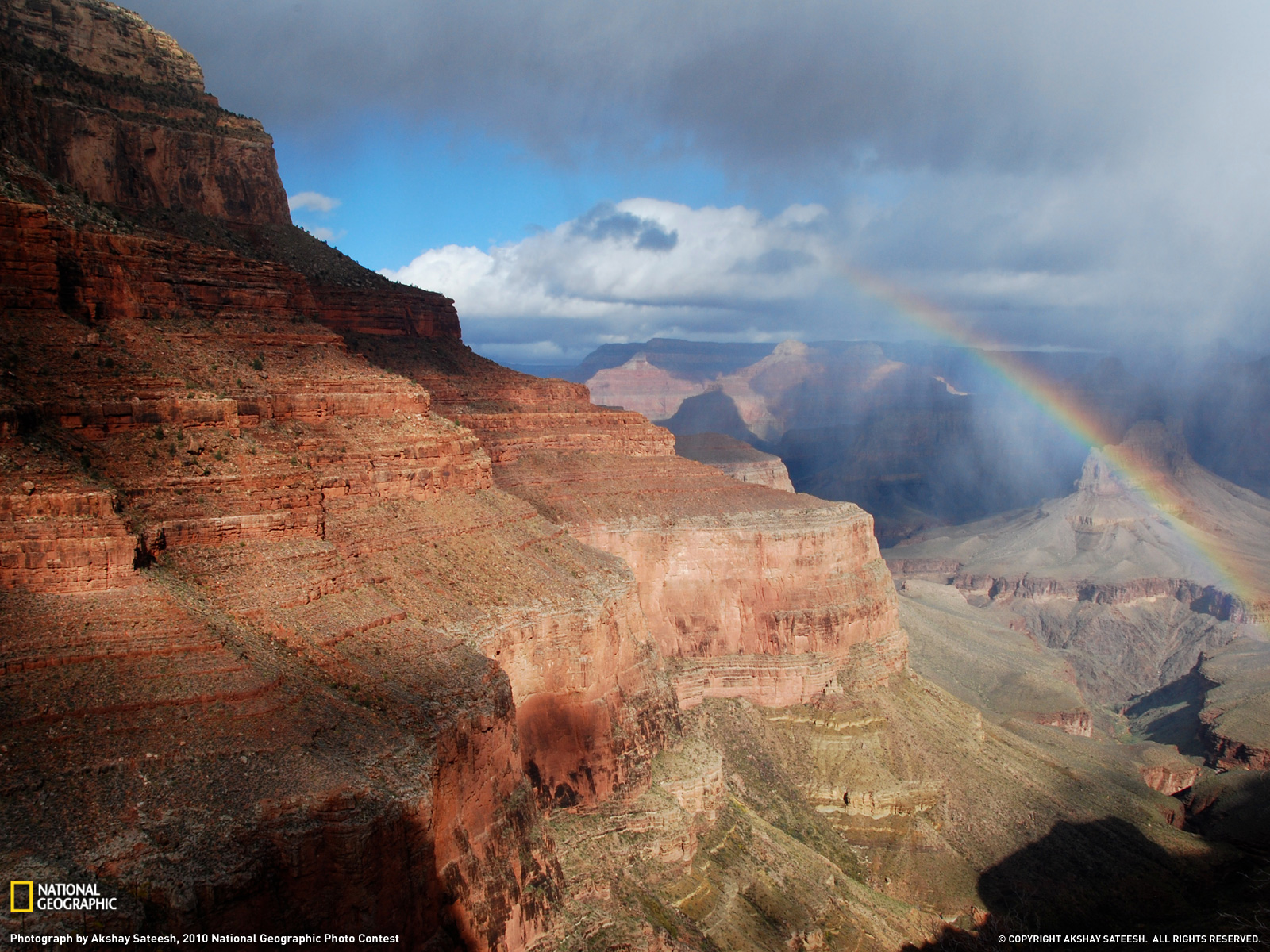 Rainbow Photo Grand Canyon Wallpaper National Geographic
