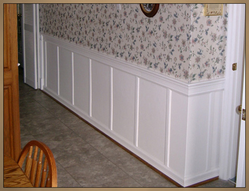 Custom Wainscoting Ideas Moulding This Hallway