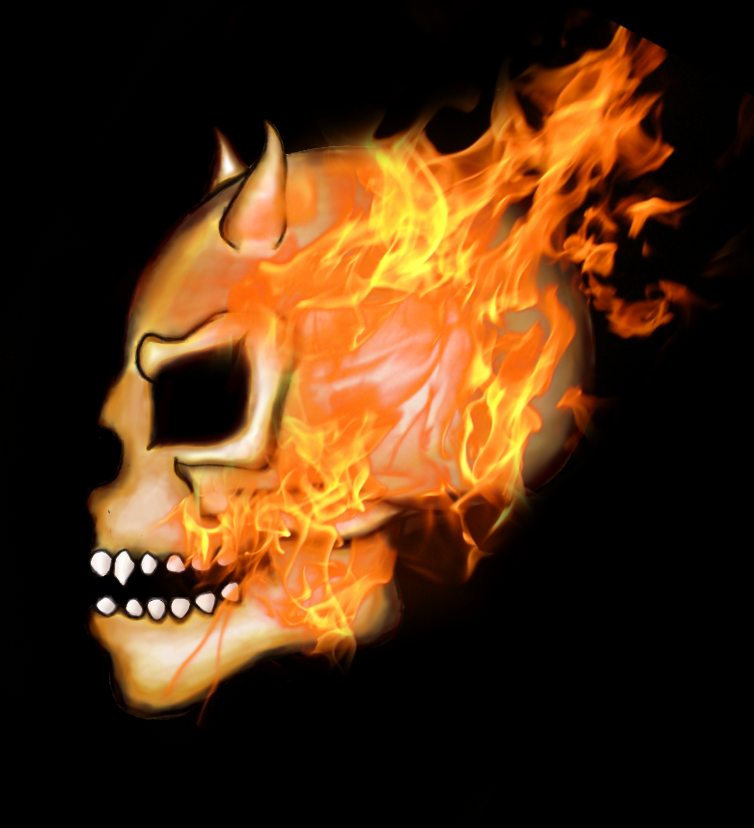 Epic Demon Skull By Zunigadragon
