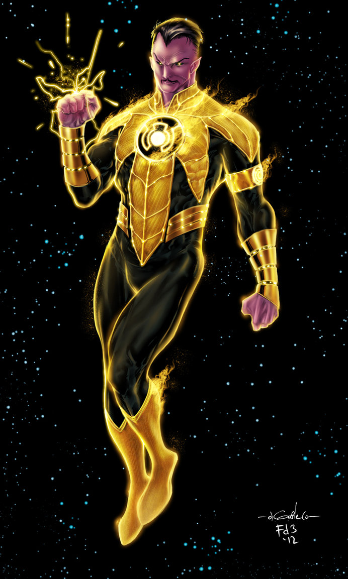 Sinestro Yellow Lantern Chimeraic Colors By Spiderguile On