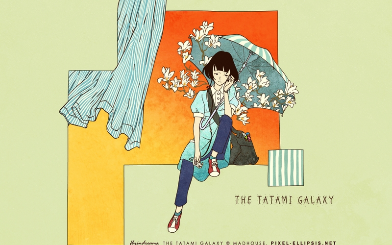 The Tatami Galaxy Anime Yojouhan Shinwa Taikei Wallpaper