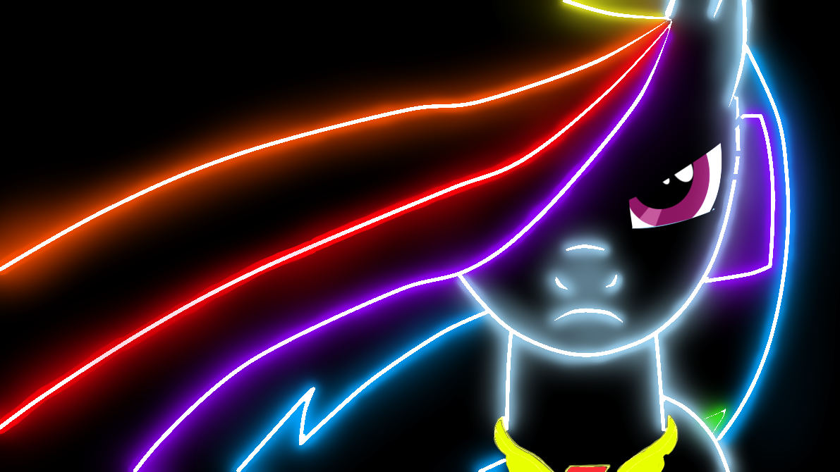 Rainbow Dash Adulta Neon By Sangre Sangrederainbow