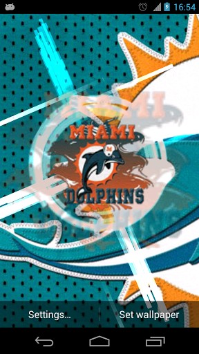 Bigger Miami Dolphins Live Wallpaper For Android Screenshot