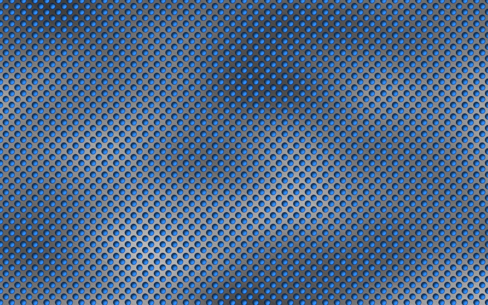 Blue Metal Grid By Bubba77