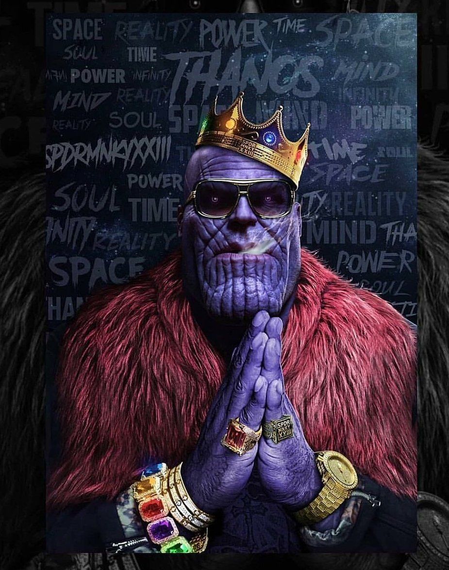 Avengers Infinity War Thanos Ro As Rick Ross Or Rapper