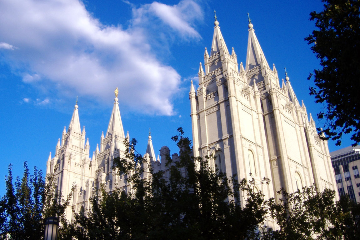 Salt Lake LDS Mormon Temple Photograph Download 11