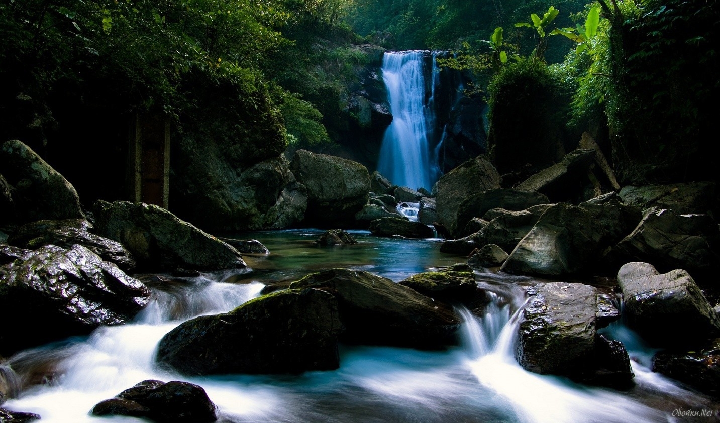 Home Nature The Most Beautiful Waterfall HD Desktop Wallpaper