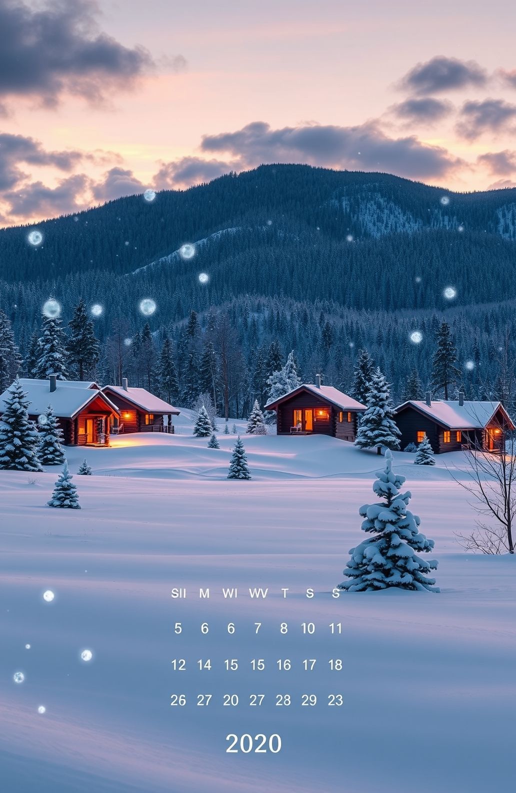 January Calendar Wallpaper