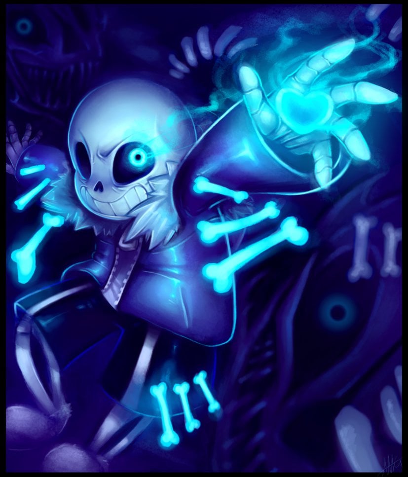 Sans   Undertale   Youre gonna have a bad time by WalkingMelonsAAA