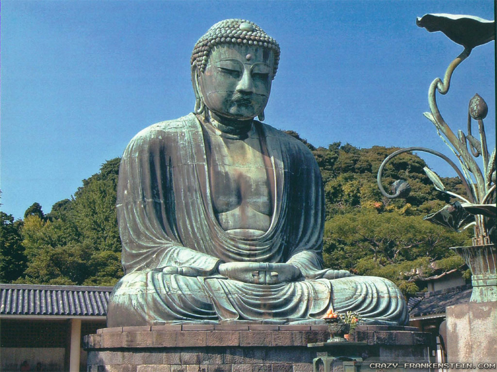 Daibutsu The Great Buddha Statue Wallpaper