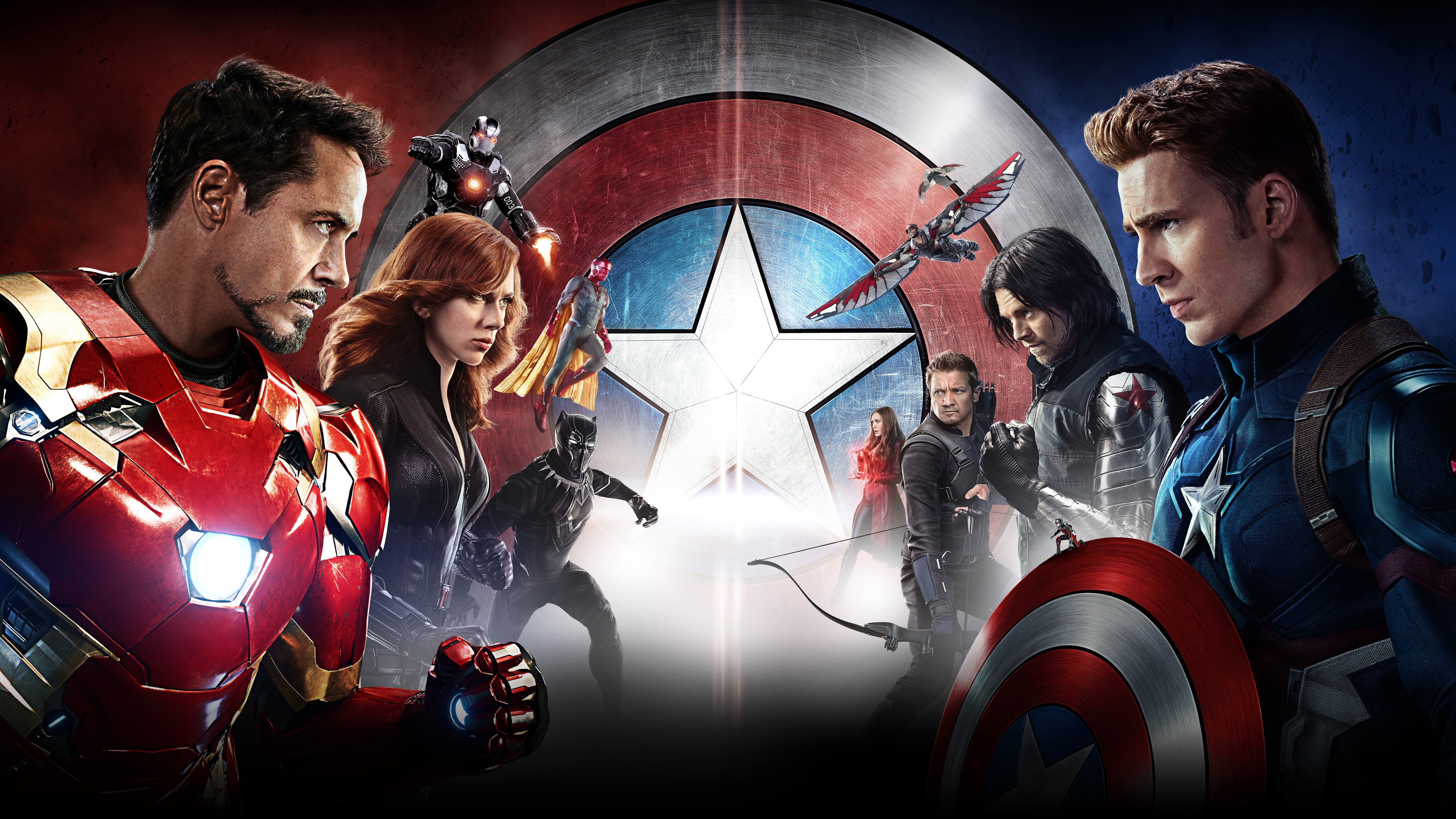 Captain America Civil War 5k Wallpaper UHD