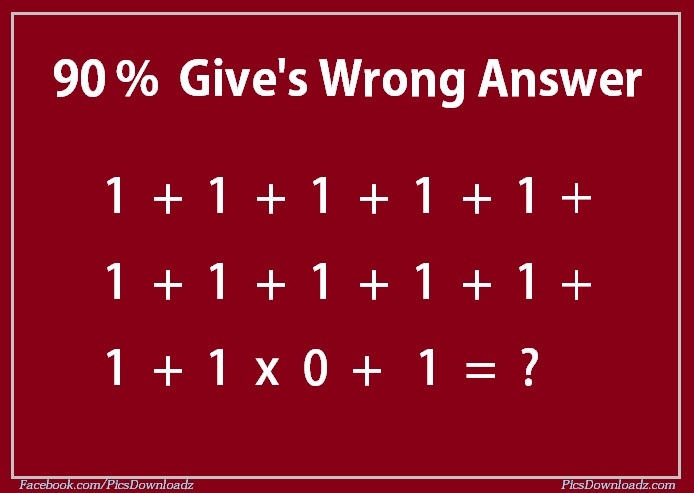Free download 90 gives wrong answer Maths Puzzle Question Funny Images  Photos [694x493] for your Desktop, Mobile & Tablet | Explore 49+ Wallpaper  Questions and Answers | Yellow Wallpaper Study Questions, Yellow
