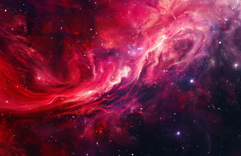 Red Space Wallpaper