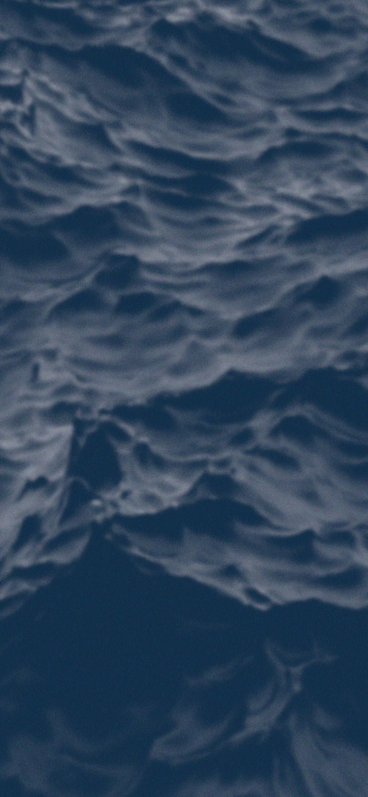 Ocean Waves Dark Blue Wallpaper iPhone Aesthetic