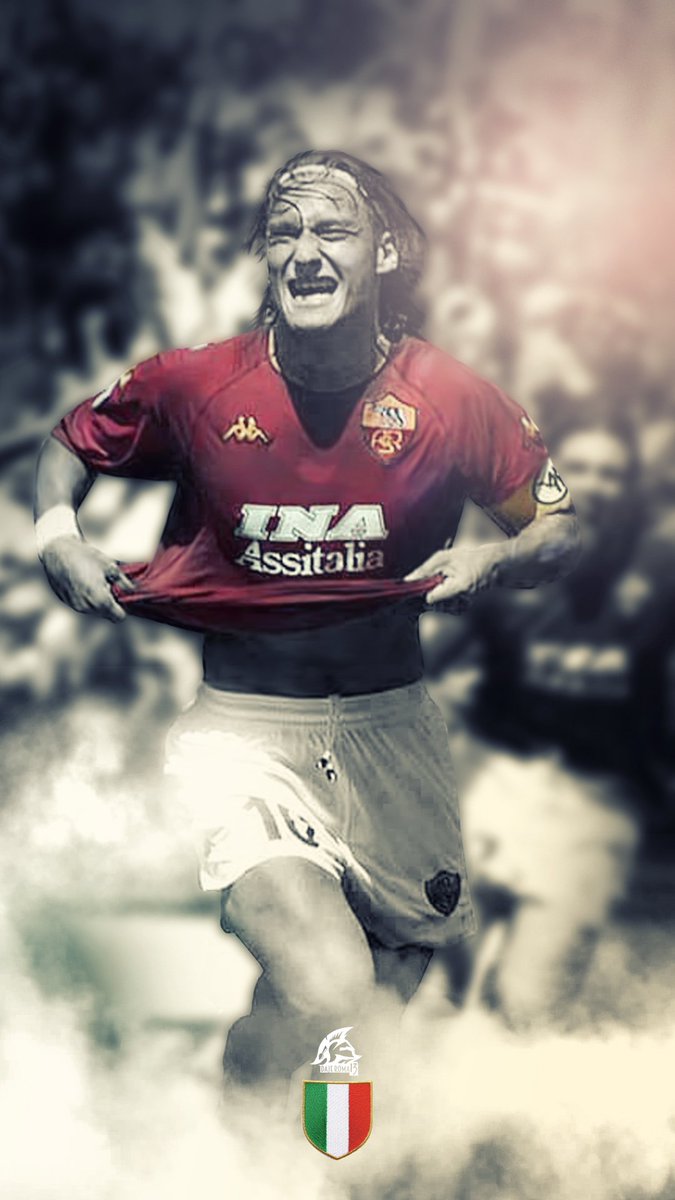 R On Scudetto Totti Phone Wallpaper