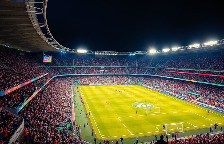 HD Soccer Stadium Wallpaper
