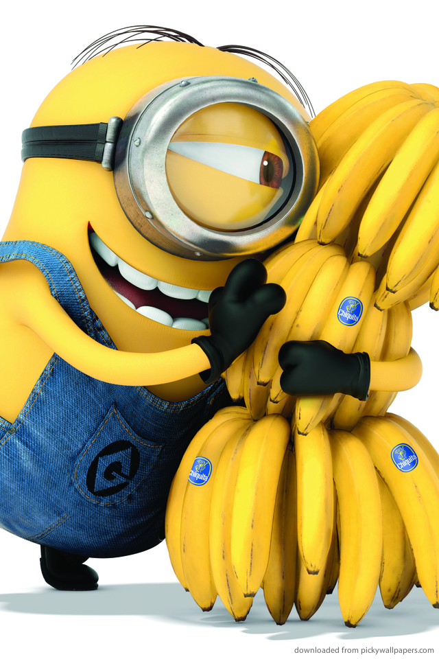 Despicable Me Minions iPhone Wallpaper Banana For