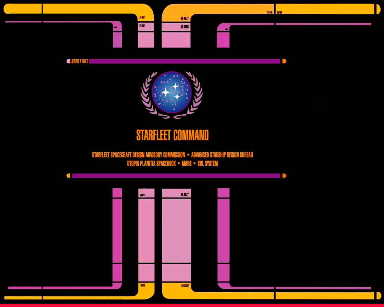 Star Trek Lcars Starfleet By Unimmatrix Customization Wallpaper