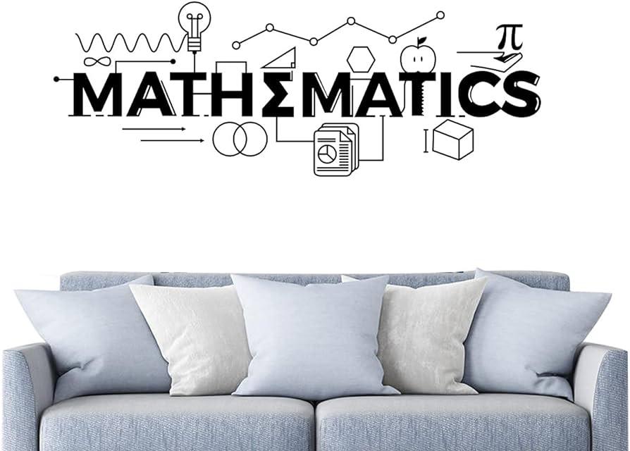 Amazon Mathematics Quote Sign Wall Decals Math Classroom