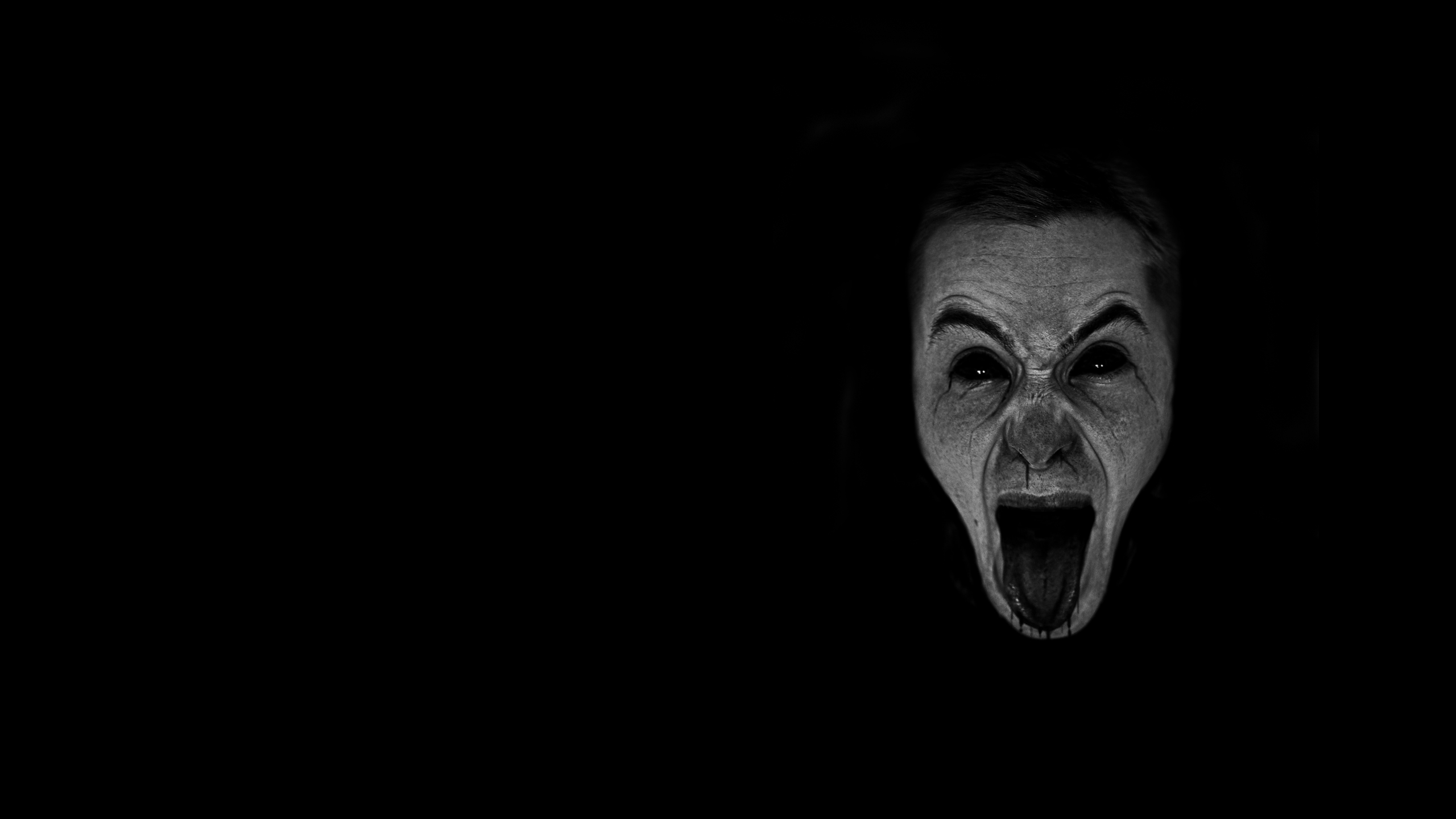 Dark Horror Gothic Mood Scream Expression Evil Face