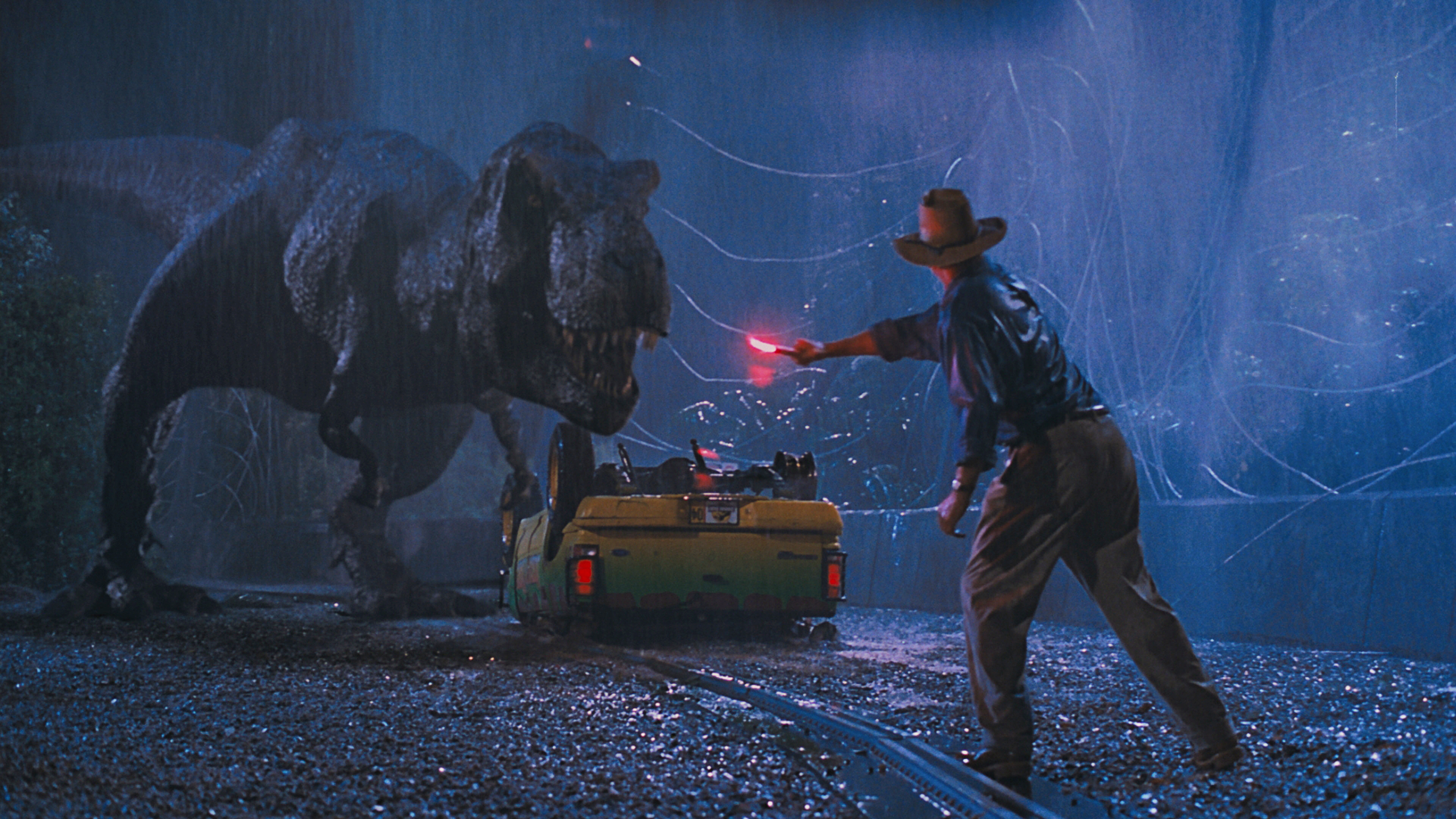 Jurassic Park T Rex Flare Distraction HD Wallpaper   Cool Wallpapers