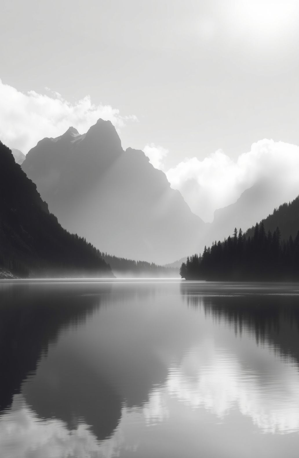 Black And White Nature Wallpaper