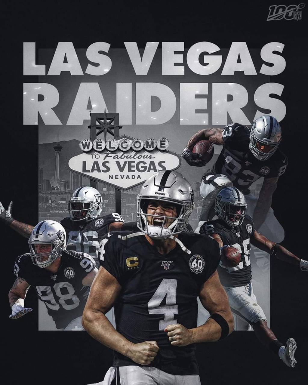 Las Vegas Raiders Logo Wallpaper