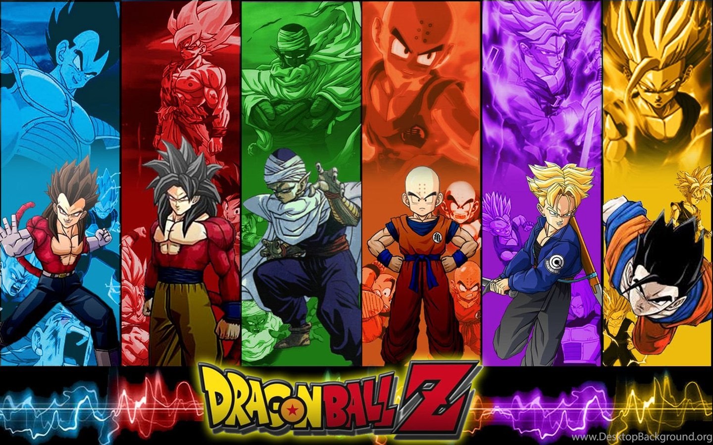 Dragon Ball Z Characters Desktop Wallpapers MyDigitalDesigncom 1440x900