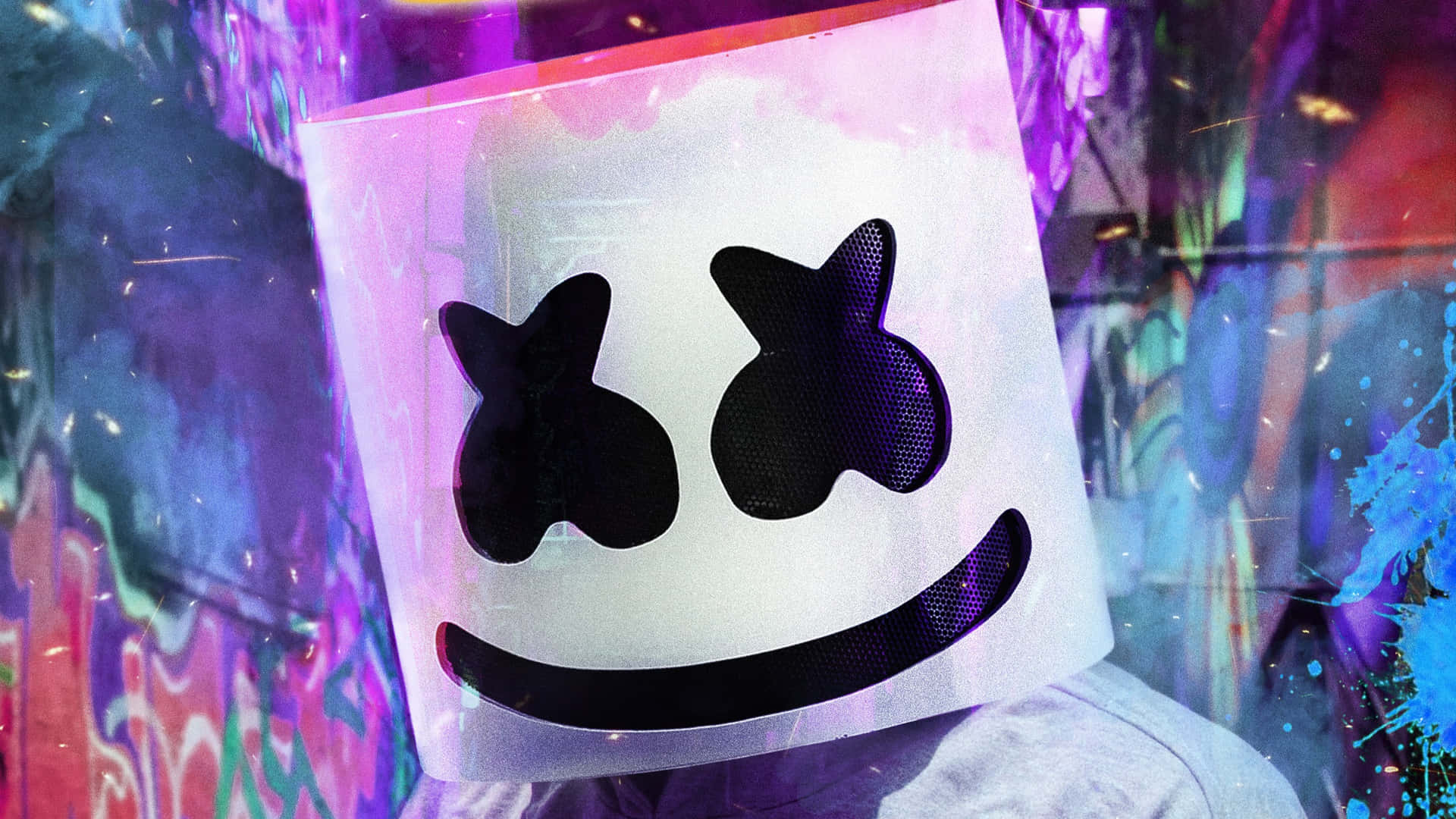 Marshmallo Neon Iphone Wallpaper