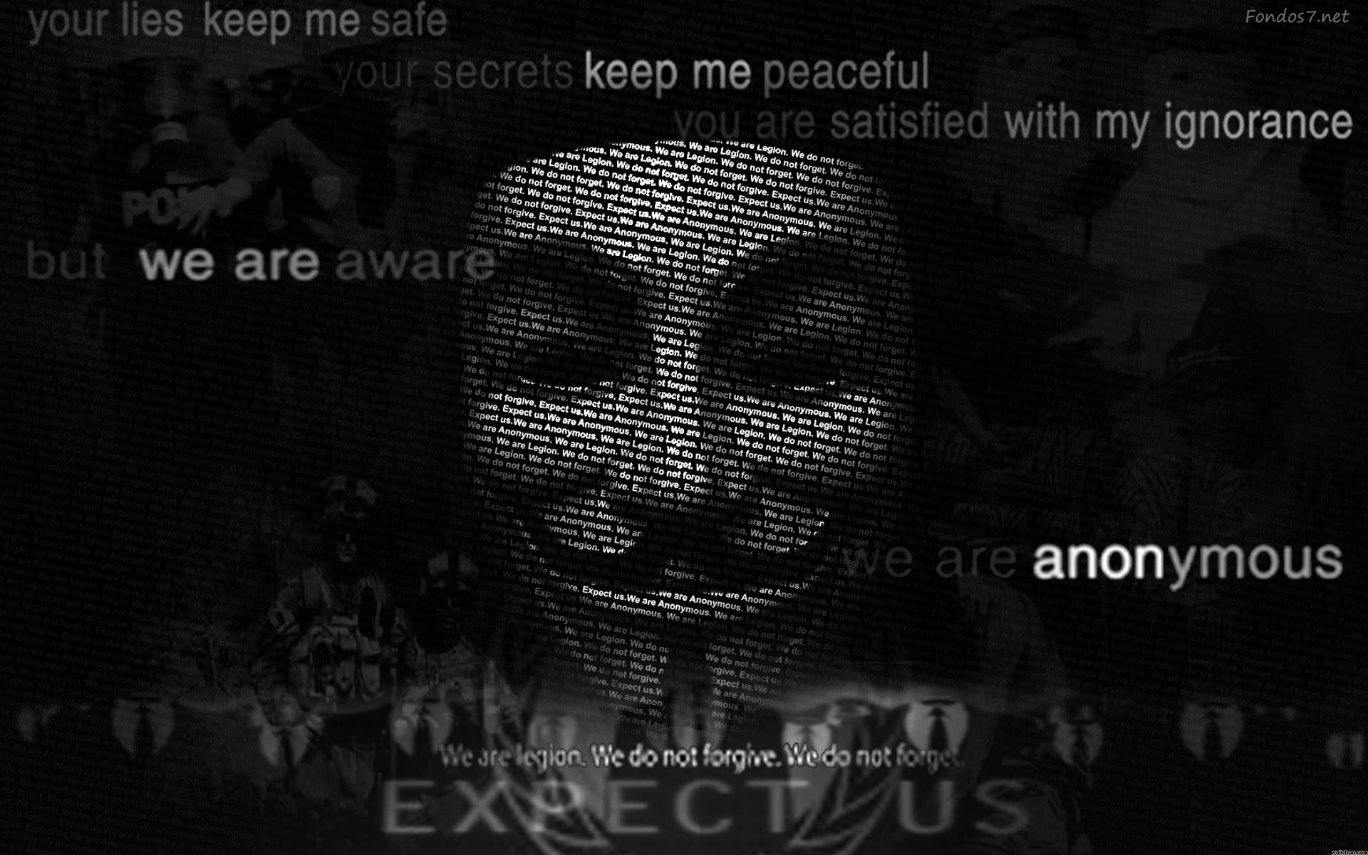 Descargar Fondos De Pantalla Anonymous Hacking HD Widescreen Gratis