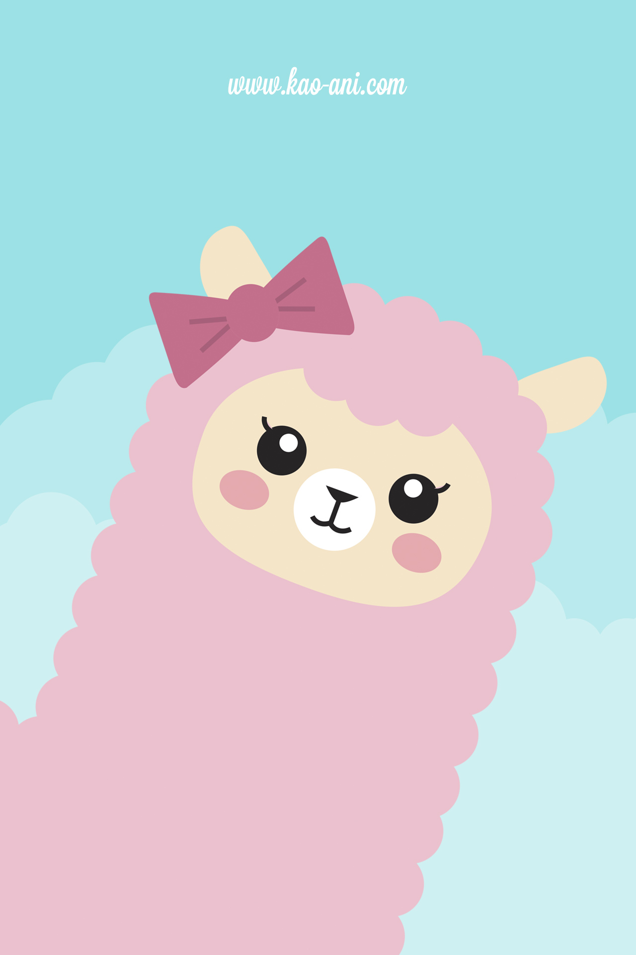 iPhone Background Cute Alpaca Wallpaper