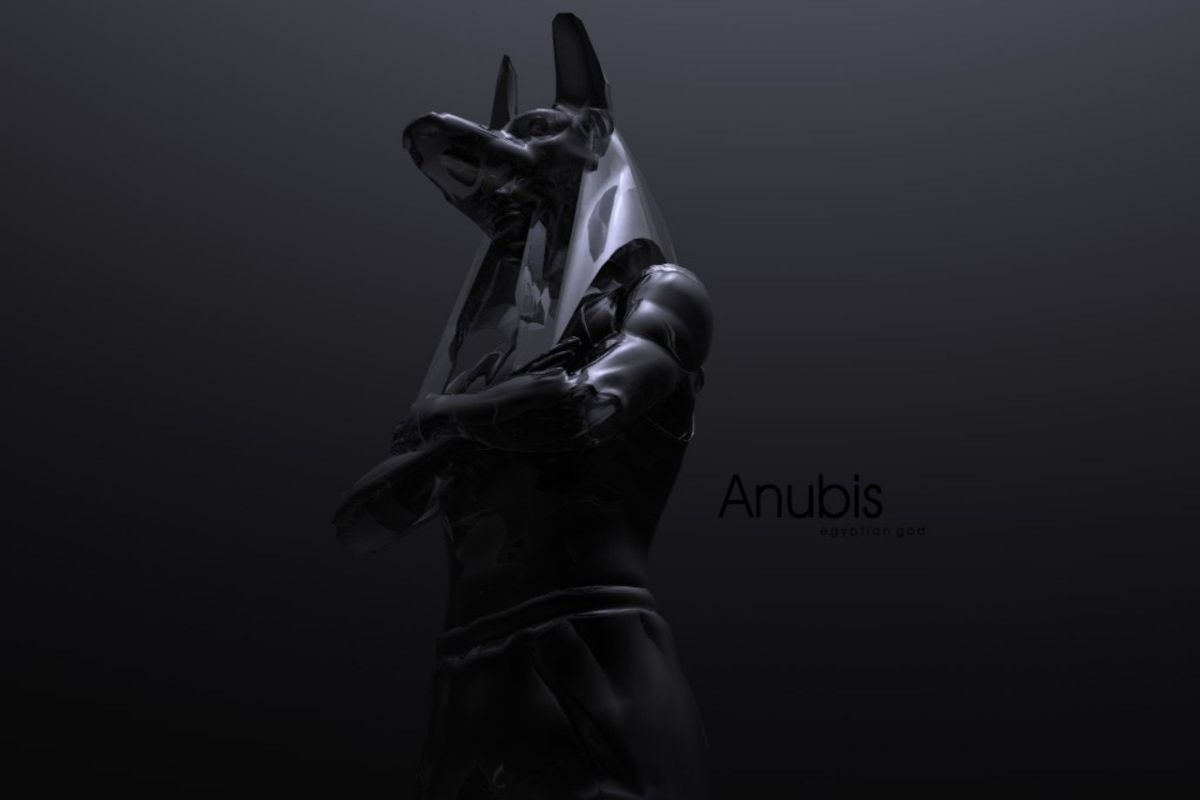 Anubis 3d Egyptian God Blank White Wallpaper Pictures