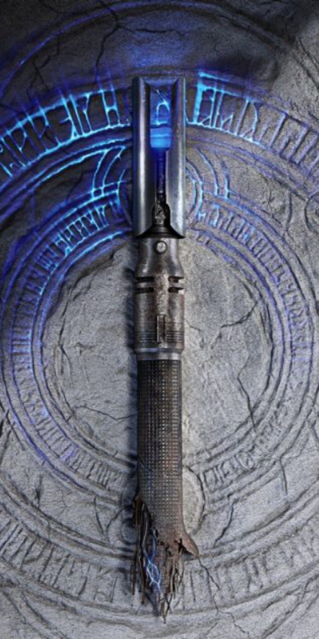 Jedi Fallen Order Cal Kestis lightsaber phone background blue