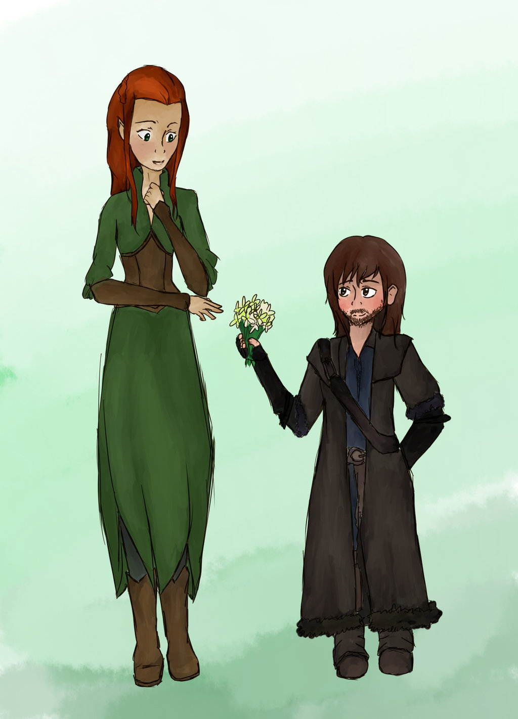 Kili And Tauriel By Iivocaloid