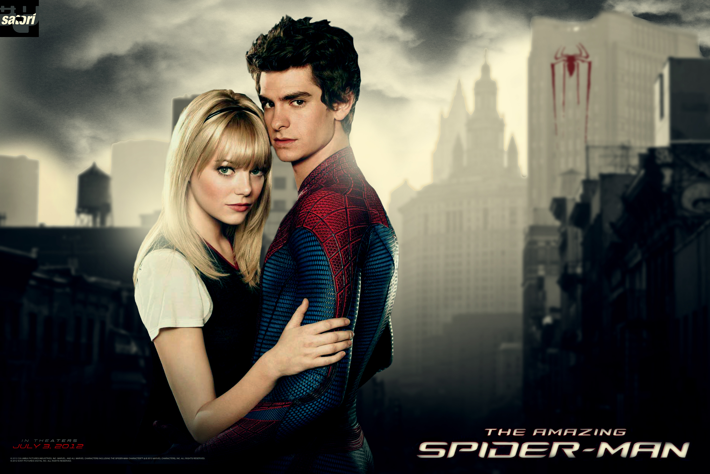 Peter Parker and Gwen Stacy Amazing Spiderman Wallpaper