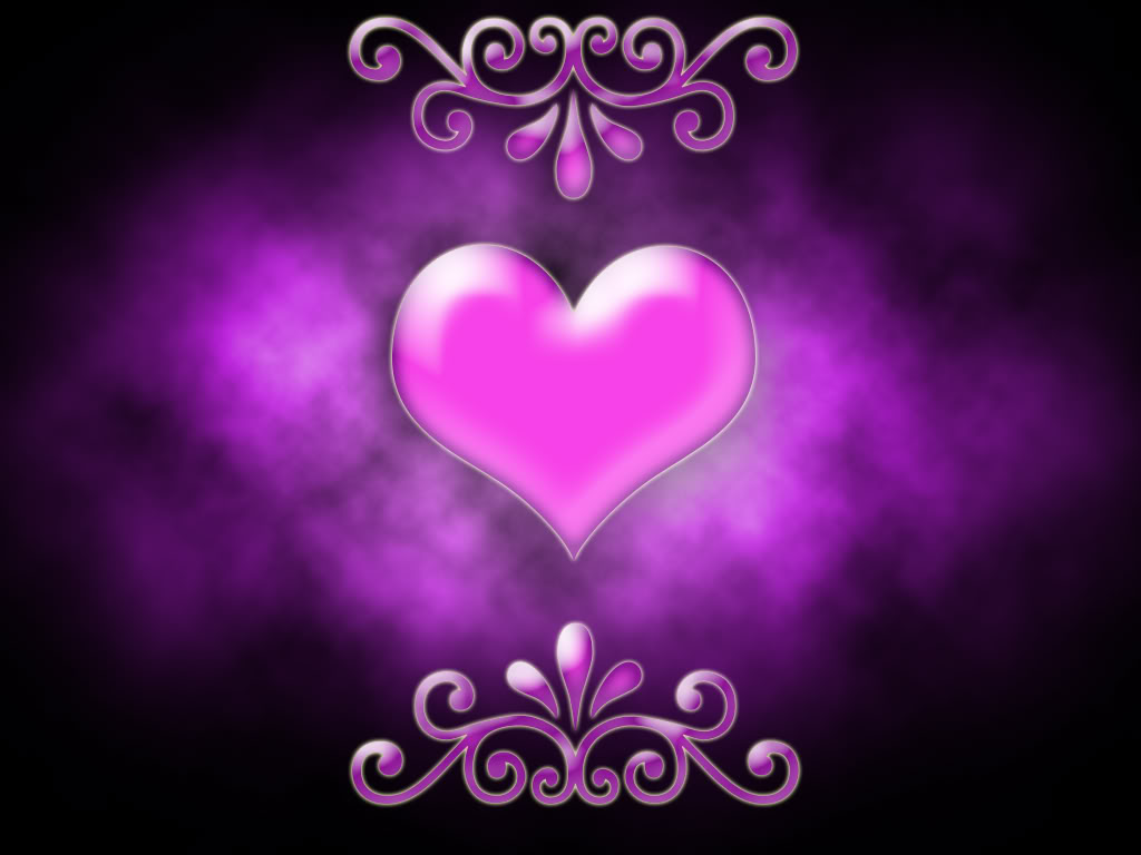 Purple Heart Wallpaper Desktop - WallpaperSafari