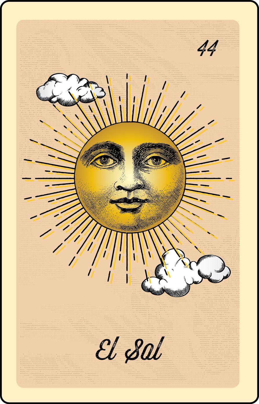 Loteria Love44 On With Image Artsy Background