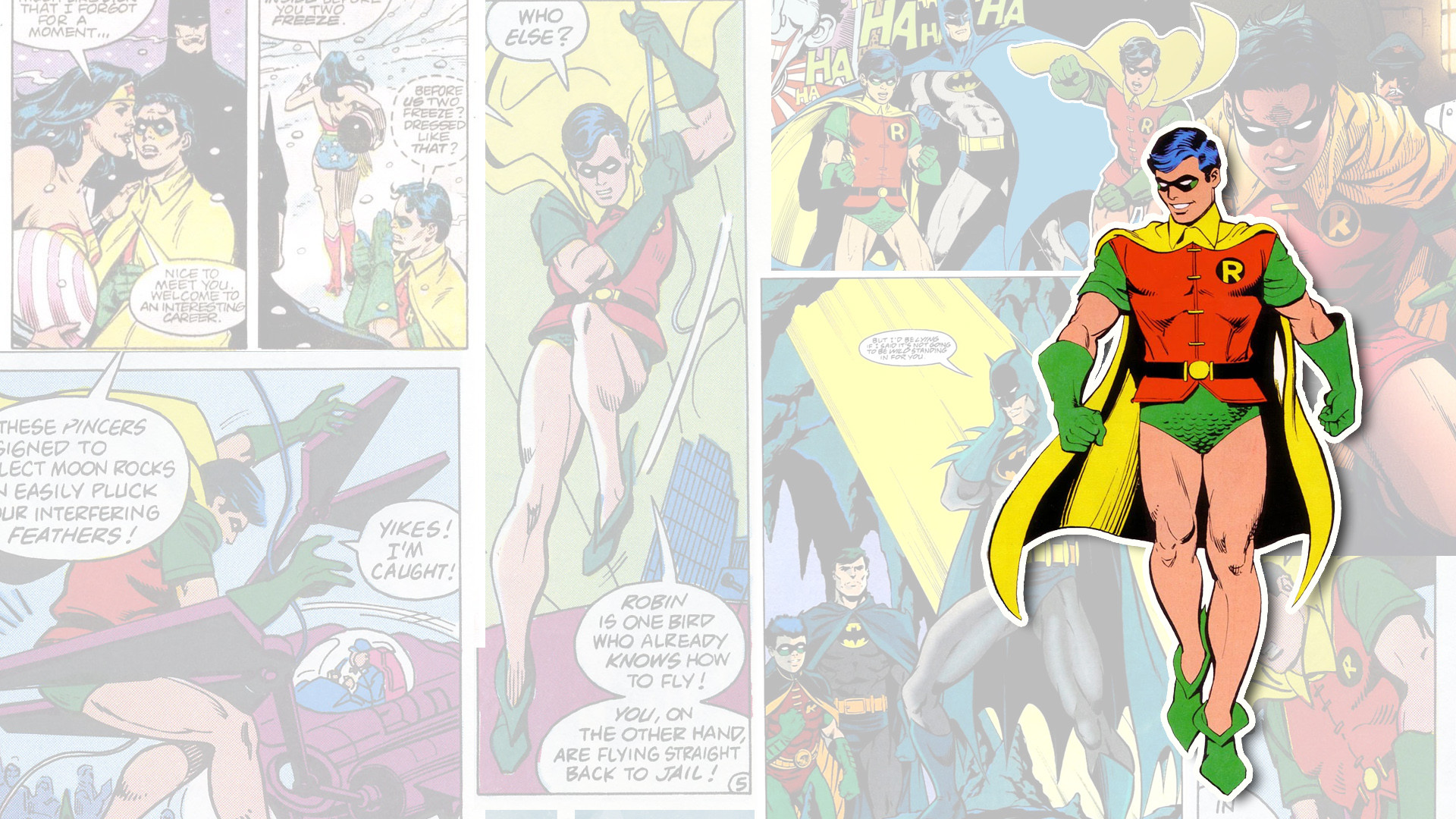 Robin Batman Dc Ics Superhero Wallpaper