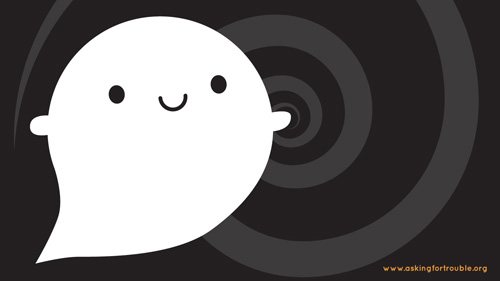 Cute Ghost Wallpaper Kawaii