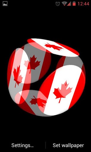 Canada Flag Live Wallpaper For Android By Adrado