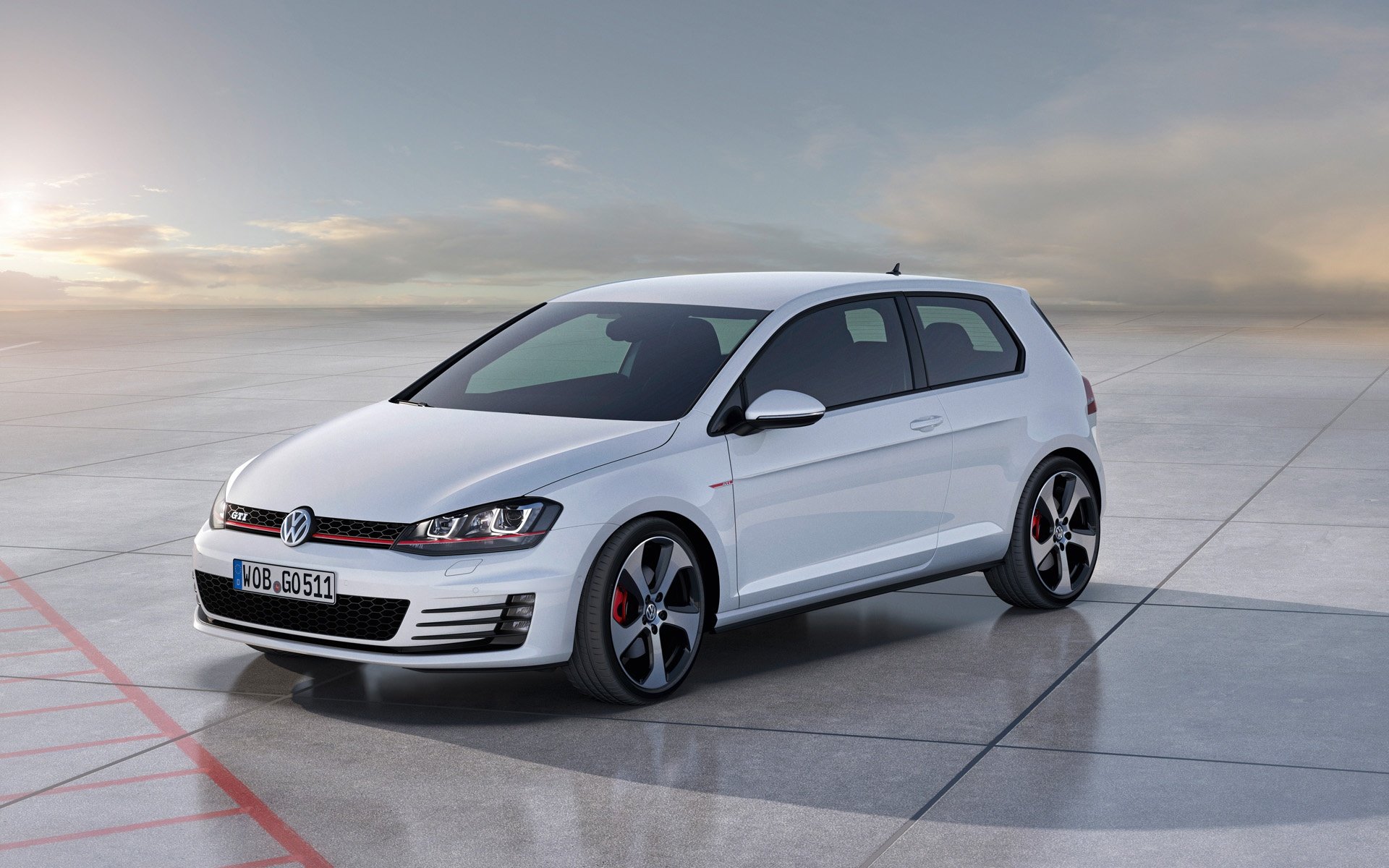  Golf 7 GTI Concept Static Side Angle desktop PC and Mac wallpaper
