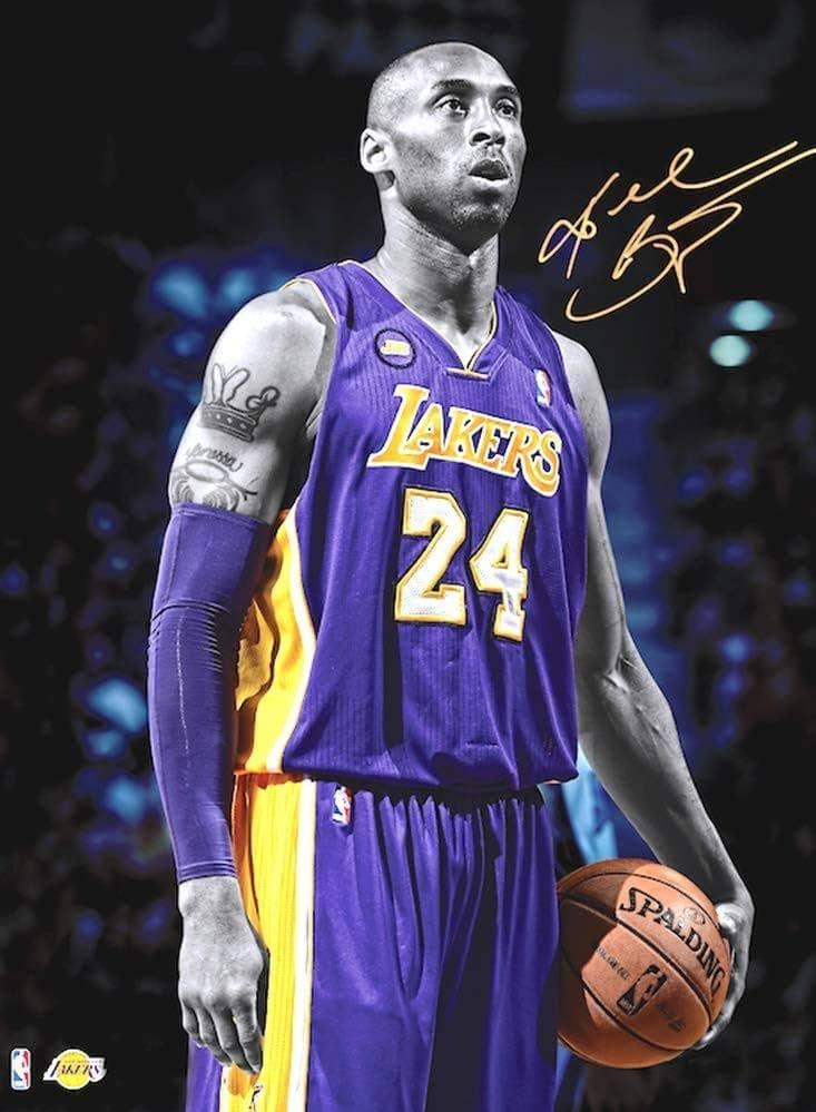 Kobe Bryant Purple And Gold Nba Basketball Poster X