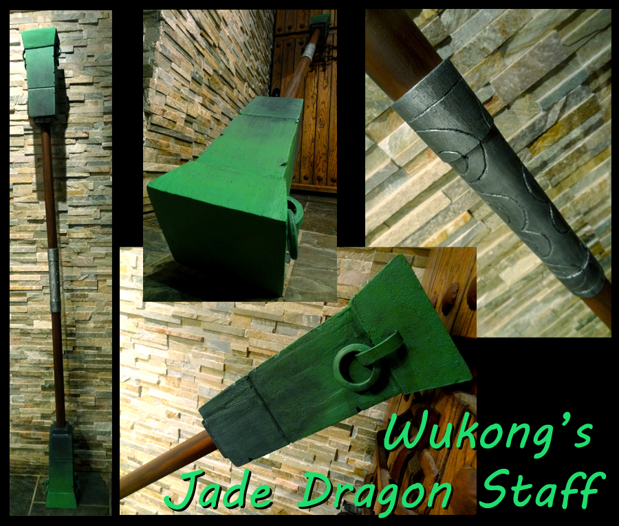 Wukong S Jade Dragon Staff By Tearatone