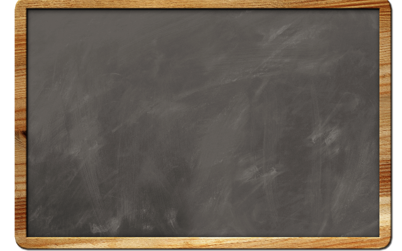 Blank Chalkboard Background With Border Isolated Objects In