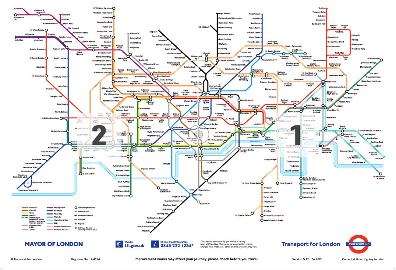 London Underground Map Wall Mural Buy At Europosters