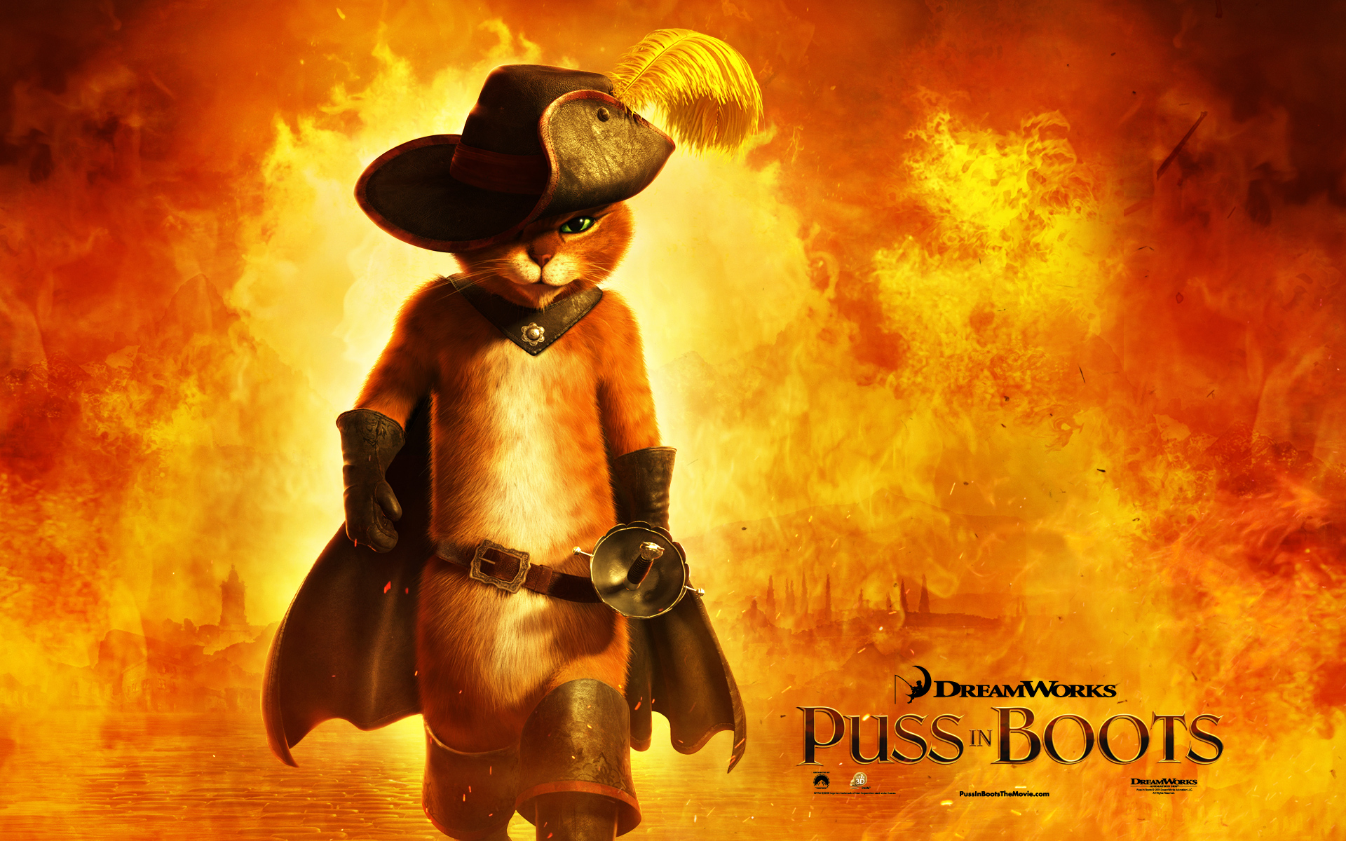 Puss In Boots Movie Wallpaper HD