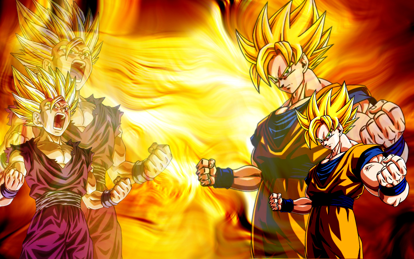 Goku Gohan Dragon Ball Wallpaper Image Picture