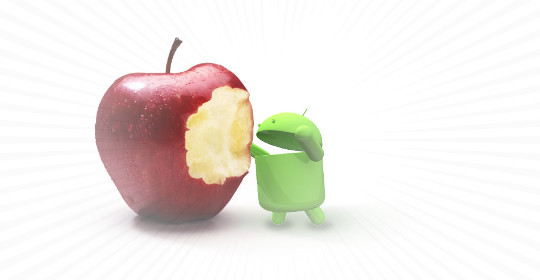 Gallery For Android Eats An Apple Wallpaper
