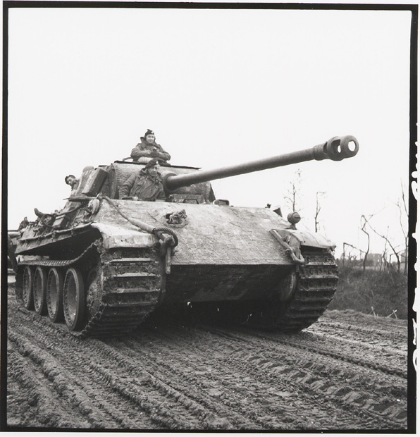 Captured German Pz Kpfw V Panther Tank Wyler Germany February